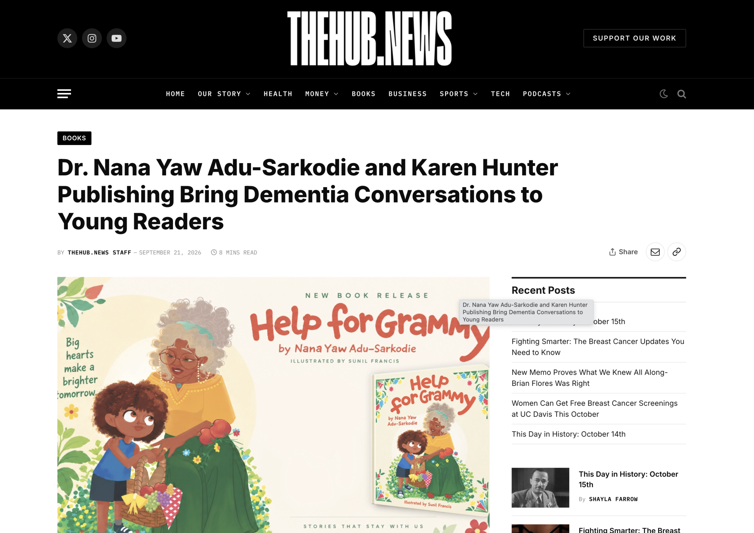 Help For Grammy in The Hub News